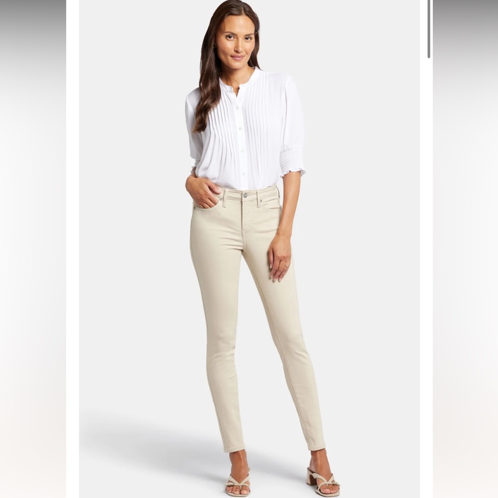 NYDJ Beige Skinny Jeans - Size 4